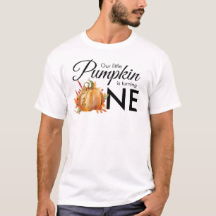 Kleine pompoen draaien een herfst Herfst Birthday T-shirt