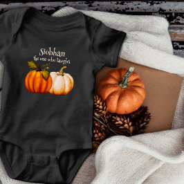 Kleine Pompoen Eerste Halloween Persoonlijk Romper