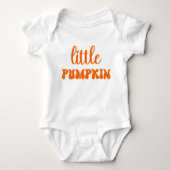 Kleine Pompoen - Eerste Herfst Kleine Pompoen Gift Romper (Voorkant)