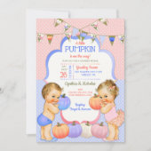 Kleine Pompoen Geslacht Onthullen Licht Blond Kaart (Voorkant)