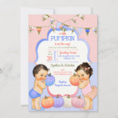 Kleine Pompoen Geslacht Onthullen Licht Brunette Kaart (Voorkant)