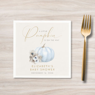 Kleine Pompoen Herfst Baby Jongens Shower Servet