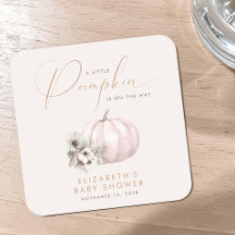 Kleine Pompoen Herfst Baby Meisje Shower