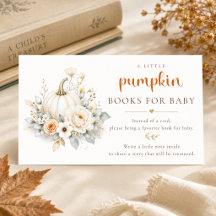 Kleine Pompoen Herfst Baby Shower Boek