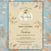 Kleine Pompoen Herfst Geslacht Neutraal Baby showe Kaart