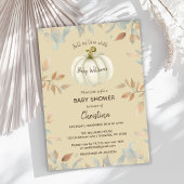 Kleine Pompoen Herfst Geslacht Neutraal Baby showe Kaart