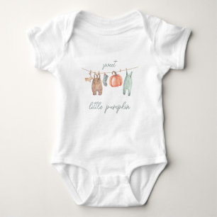 Kleine Pompoen Herfst Kleding Boy Baby shower Romper