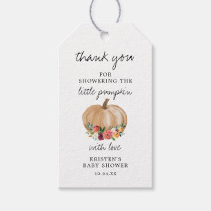 Kleine Pompoen Oogst Baby Shower Bedankt Cadeaulabel