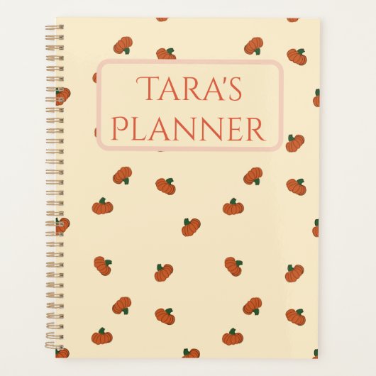 Kleine Pompoen planner (Voorkant)