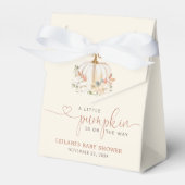 Kleine pompoen rustiek Baby shower Bedankdoosjes (Voorkant Zijde)