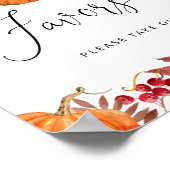 Kleine pompoen zijn onderweg naar het herfst Favor Poster (Hoek)