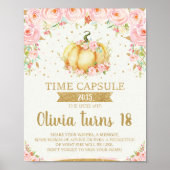 Kleine pompoentijd Capsule Poster (Voorkant)