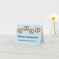Kleine Pretzel zoute snacks - Dotted - jouw tekst
