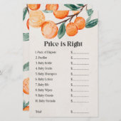 kleine prijs voor baby shower is goed spel (Voorkant / Achterkant)