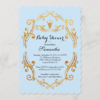 Kleine Prins Baby shower Uitnodiging