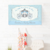 Kleine prins, blauw Baby shower Spandoek (Insitu)