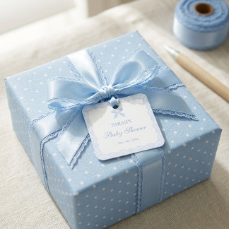 Kleine Prins Blauwe Kant Baby Shower Jongen Bedankjes Labels
