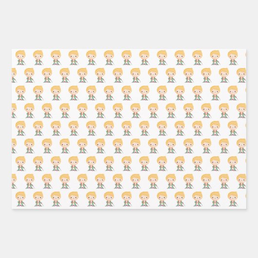 Kleine prins inpakpapier vel (Voorkant)