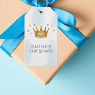 Kleine Prins Jongen Baby Borrel Cadeaulabel