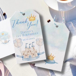 Kleine Prins Sprookje Kroon Verjaardag Dank u Cadeaulabel