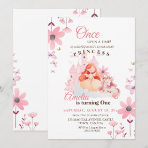  kleine prinses bloemenverjaardag kaart