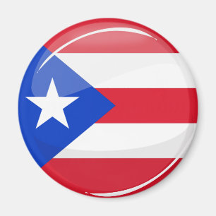 Kleine Puerto Ricaanse vlag Magneet