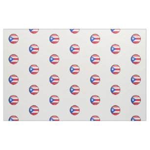 Kleine Puerto Ricaanse vlag Stof