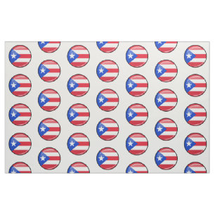 Kleine Puerto Ricaanse vlag Stof