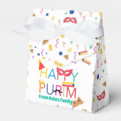 Kleine Purim mishloah-manotdoos Bedankdoosjes (Voorkant Zijde)