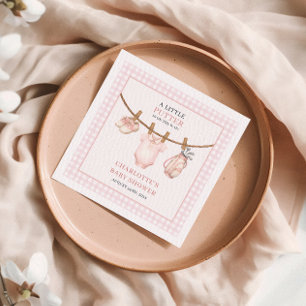 Kleine Putter Roze Golf Waslijn Baby Shower Servet