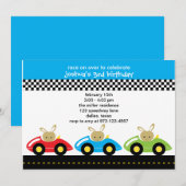 Kleine raceruitvindingen kaart (Voorkant / Achterkant)