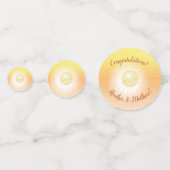 Kleine Ray van Sunshine Baby shower Confetti (Achterkanten)