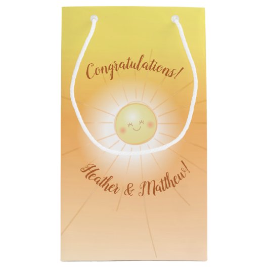 Kleine Ray van Sunshine Baby shower Klein Cadeauzakje (Achterkant)