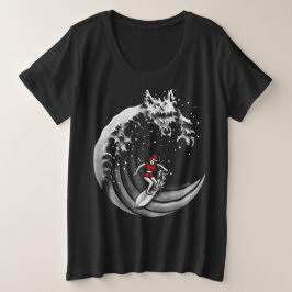 Kleine Red Surfing Hood Grote Maat T-shirt