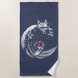 Kleine Red Surfing Hood Strandlaken