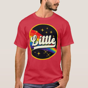 Kleine regenboog in ruimte stijl t-shirt