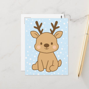 Kleine Rendieren Briefkaart