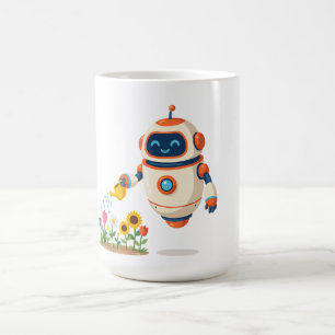 Kleine Robot Tuinman Koffiemok