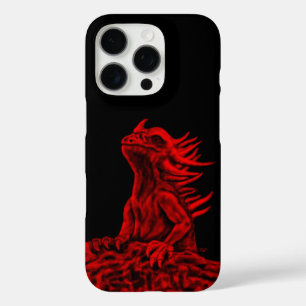 Kleine rode draak iPhone 16 pro hoesje