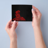 Kleine rode draak flyer (Hand)