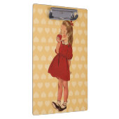  kleine rode dress Apple Klembord (Rechts)