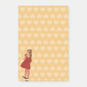 kleine rode dress Apple Post-it® Notes (Voorkant)