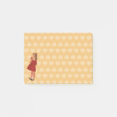  kleine rode dress Apple Post-it® Notes (Voorkant)