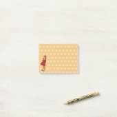  kleine rode dress Apple Post-it® Notes (Op bureau)