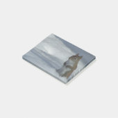 Kleine rode eekhoorn post-it® notes (Schuin)