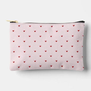 Kleine Rode Hartjes Mooie Roze Valentijnskaarten Etui