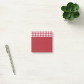 Kleine rode houndstooth post-it notities post-it® notes (Kantoor)