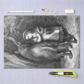 Kleine rode mantel ontmoet oude vader wolf tissuepapier (Craft)