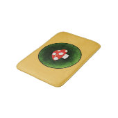 Kleine rode paddenstoel badmat (Gekanteld)