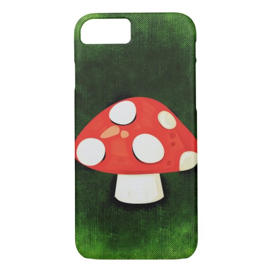 Kleine rode paddenstoel Case-Mate iPhone case (Achterkant)